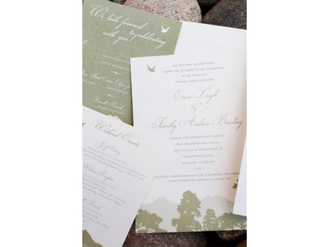 Sierra Nevada Invitation Suite