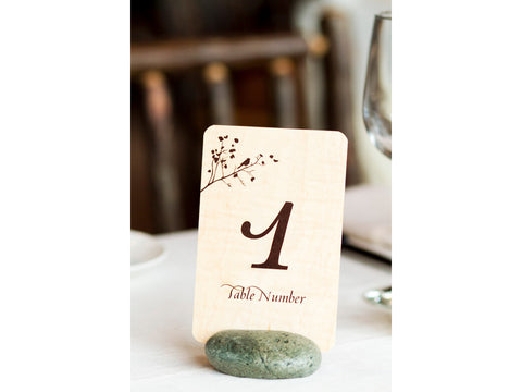 Walden Table Number